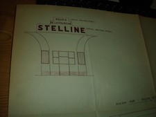 RARE PLAN BUREAU D ETUDE 1953