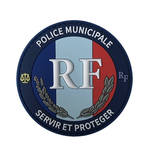 Plaque metal police municipale - plaque,