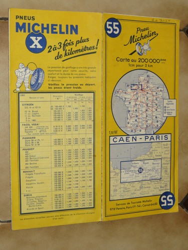 Carte michelin caen - michelin, paris