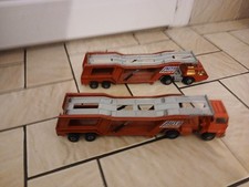 MATCHBOX KING SIZE LOT 2 CAMIONS SEMI REMORQUE PORTE VOITURE