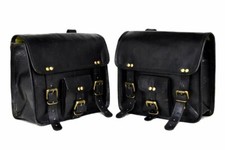 Sacoches de selle en cuir pour