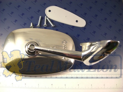 Rétroviseur ext inox - ext., glace