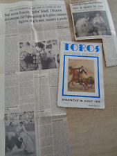 Programme corrida Toros - Bayonne - Biarritz - 1959 - Dominguin - Ostos - Segura