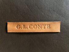 USAAF leather name tag / Bande patronymique USAAF cuir