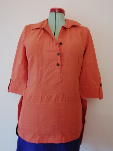 Tunique orange cache - cache,