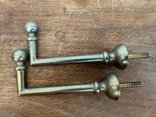 2 Anciens Crochets Embrasse Tringles À Visser  Vintage