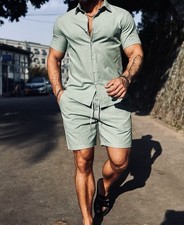 Ensemble deux pièces pour homme en été