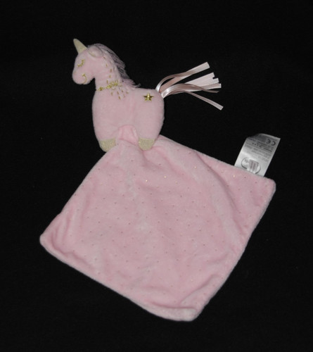 Doudou plat licorne mouchoir