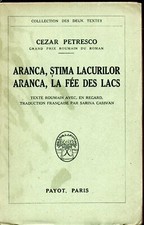 ARANCA LA FEE DES LACS ARANCA STIMA LACURILOR. CEZAR PETRESCO. FRANCAIS ROUMAIN