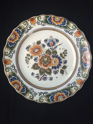 Assiette murale antique delft - assiette,