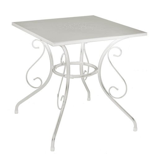 Table jardin blanc - table,