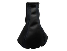 DAEWOO KALOS (2002-2008) Soufflet Levier De Vitesse 100% Cuir - Couture Bleu