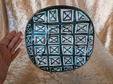 RARE ASSIETTE A COMPARTIMENTS EN FAIENCE DE VALLAURIS ROBERT PICAULT N°7