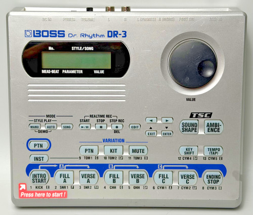 Boss rhythm drum - boss, dr.