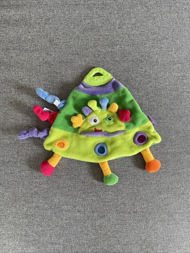 Doudou monstre babysun vert - monstre,