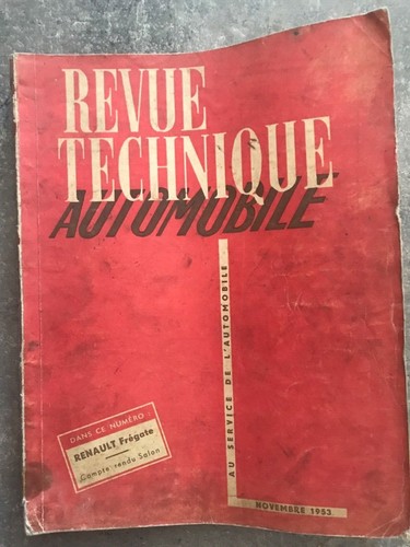 Revue technique rta renault - revue,