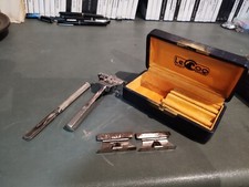 Ancien Rasoir Coffret De Rasage Art Deco Le Coq A Saisir 