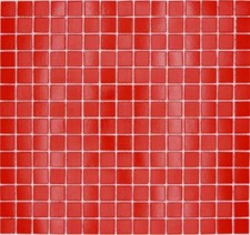 Mosaïque en Verre Carrelage Piscine Rouge Papierverklebt 200-a96_F 10 Surfaces