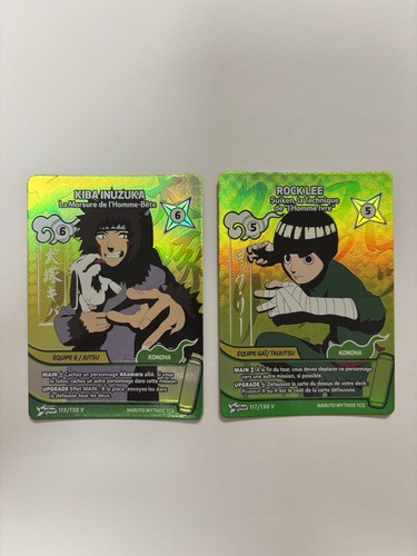 Lot cartes naruto mythos - lot,