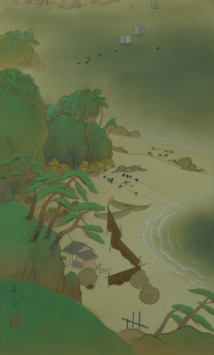 Peinture japonaise rouleau - japonaise,