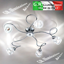 Plafonnier moderne chromé 5