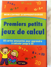 ENFANT JEU DE CARTES SOCIETE EDUCATIF PREMIERS JEUX DE CALCUL 6/7 ans NEUF/JOUET