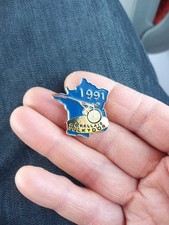 Pins pin's 1991 Sulky D'or  Jean Claude  Hallais Course Hippique Cheval Jockey