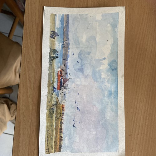 Aquarelle chalutier la - chalutier,