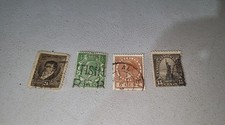 4 timbres Ancien Pays Divers