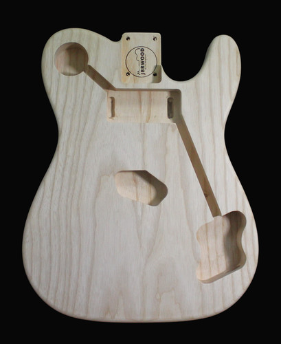 Corps telecaster noir en - de,