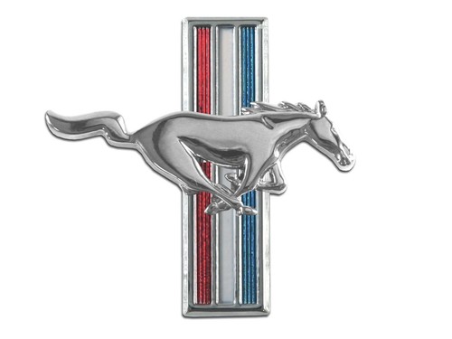 Mustang fender emblem - fender, running