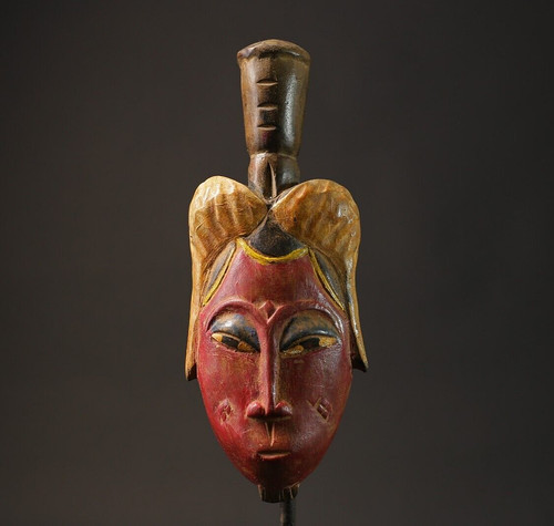 Masque africain authentique - , en
