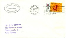 New Zealand 1975 Cover Tanker ship M/T Gudrun Maersk   built 1973 Denmark