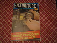 MA VOITURE N°73 INJECTION boîte semi-automatique BOITE GS batterie CX BREAK