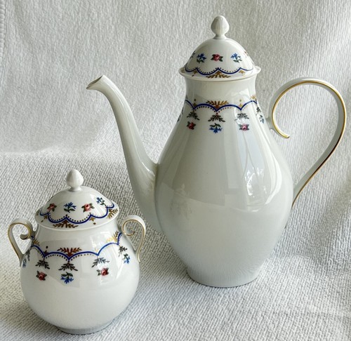 Cafetiere sucrier porcelaine - &,