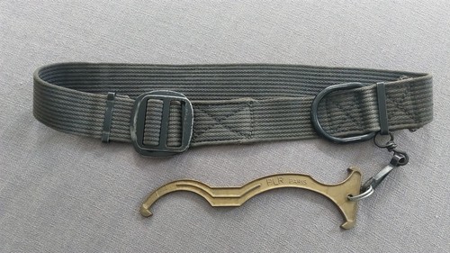 Ancien ceinturon pompier avec