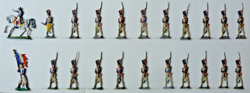 Plats étain zinnfiguren - d'étain,