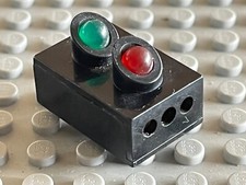 RARE feu lumineux brique lumineuse LEGO Train 12V Signal Light Brick 70022 7860