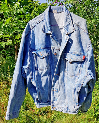 Veste jean ancien bleue - jean,