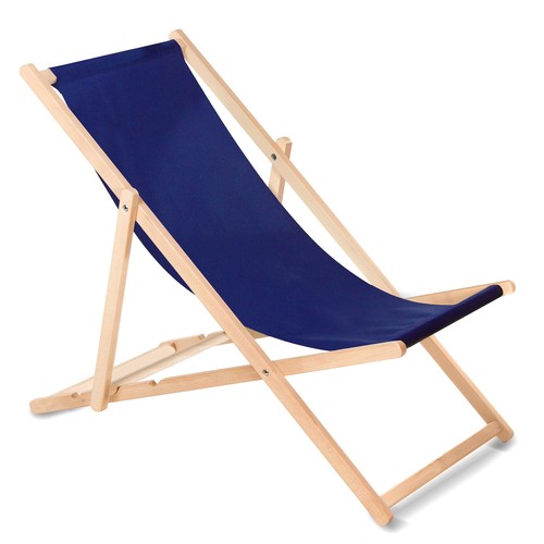 Chaise longue jardin bleu - chaise,