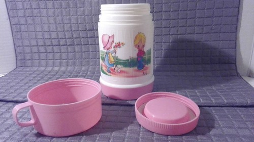 Vintage thermos pink child - vintage,