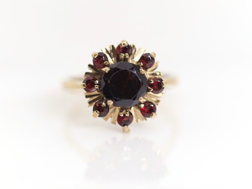 Vintage bague jaune - or,