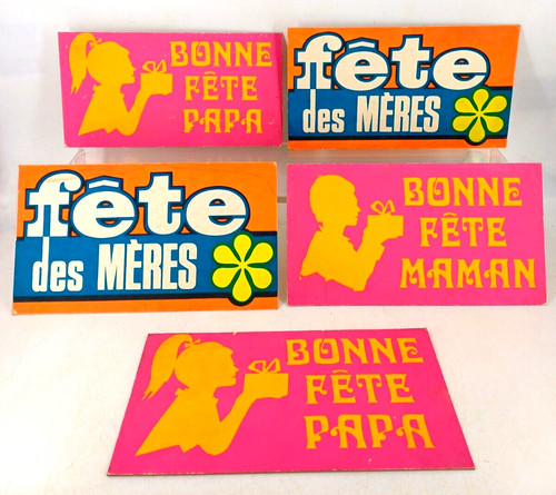 Lot affiches cartonnées - 5,