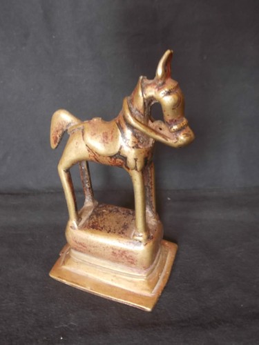 Jouet ancien cheval en - jouet,