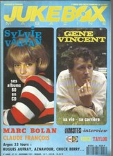 JUKEBOX MAGAZINE N°53 SYLVIE VARTAN / GENE VINCENT / MARC BOLAN /CLAUDE FRANCOIS