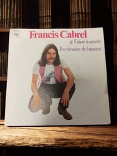 Vinyle 45 tours vintage ancien Francis Cabrel disque collection rétro occasion