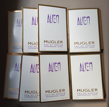 ALIEN THIERRY MUGLER LOT 8 ÉCHANTILLONS EAU DE PARFUM VAPORISATEURS  8 x 1.2 ML