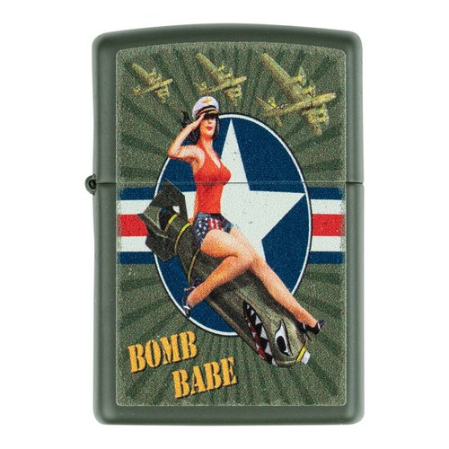 Zippo briquet pin bomb - briquet, babe