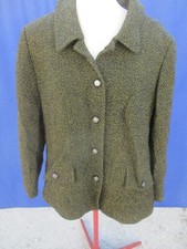 Veste N°26 femme laine chiné noir jaune Marcelle Griffon  vintage