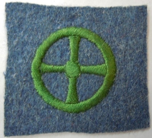 Insigne tissu bleu - insigne,
